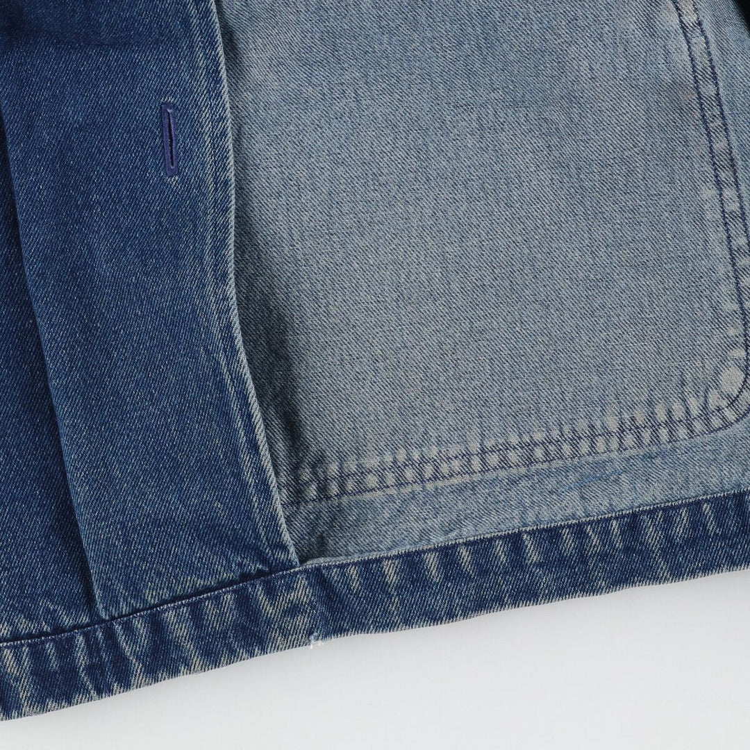 00'S LLBean Hunting Jacket Denim Coverall Women's M cotton blue type Vintage Second Hand