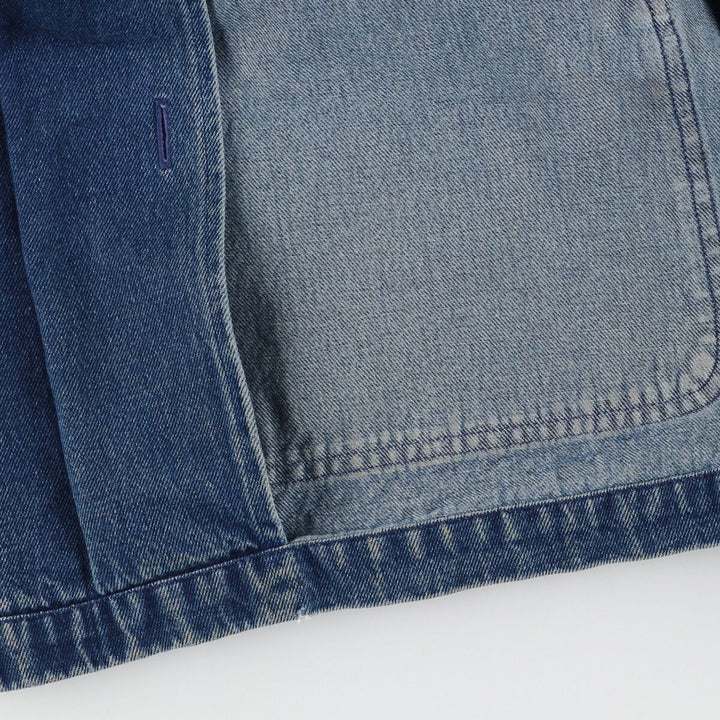 00'S LLBean Hunting Jacket Denim Coverall Women's M cotton blue type Vintage Second Hand