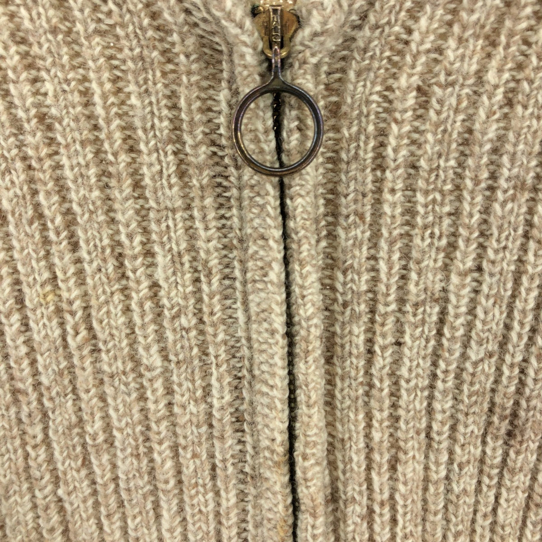70'S Pendleton shawl collar full zip knit sweater made in USA, men's size L, vintage /eaa472011