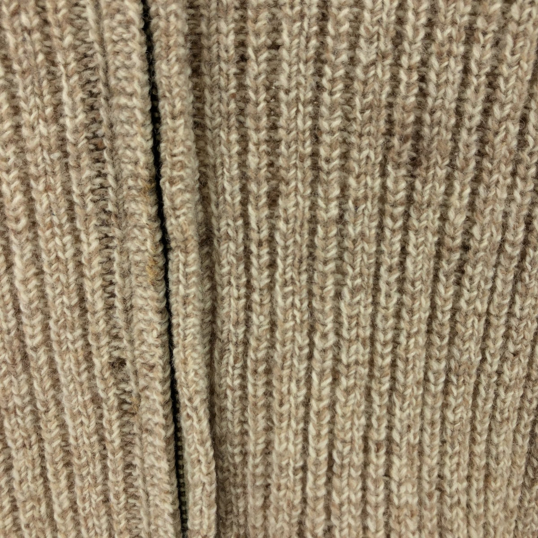 70'S Pendleton shawl collar full zip knit sweater made in USA, men's size L, vintage /eaa472011