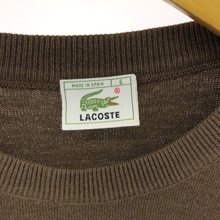 Lacoste Lambswool x Acrylic Knit Sweater Size 6 Men's XL /eaa472023