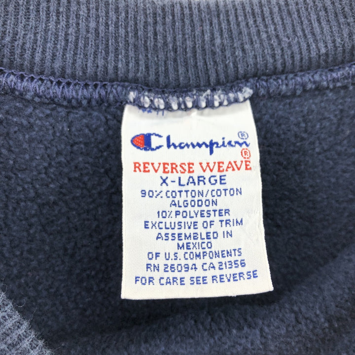 90'S Champion Reverse Weave Embroidered Tag College Sweatshirt Trainer Men's XL Vintage /eaa472183