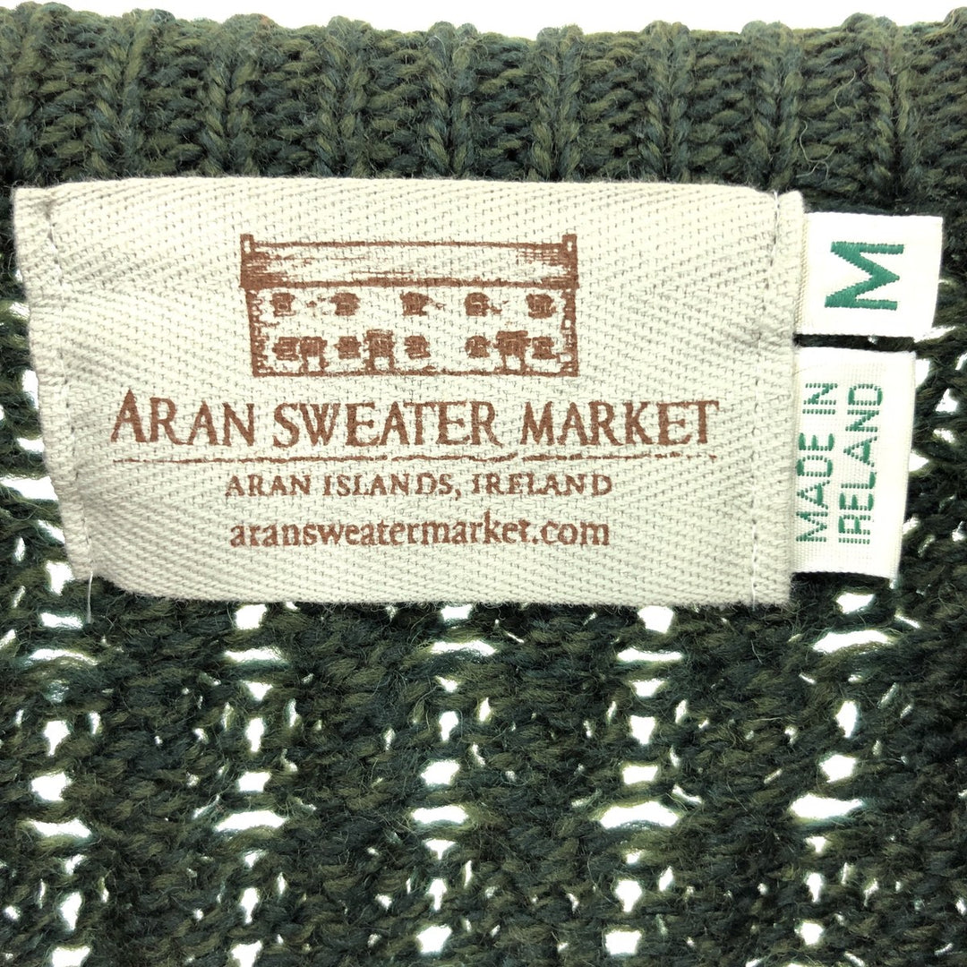 ARAN SWEATER MARKET Fisherman Aran Knit Sweater Made in Ireland Men's M size /eaa472229