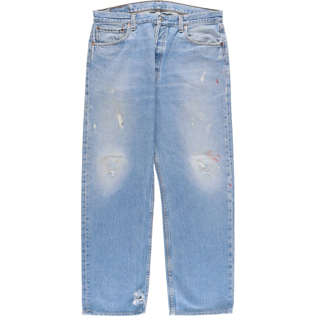 Levi's 00501-0114 Euro Model Painted Straight Denim Pants Men's W35 equivalent / eaa472305