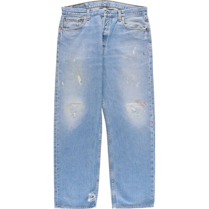 Levi's 00501-0114 Euro Model Painted Straight Denim Pants Men's W35 equivalent / eaa472305