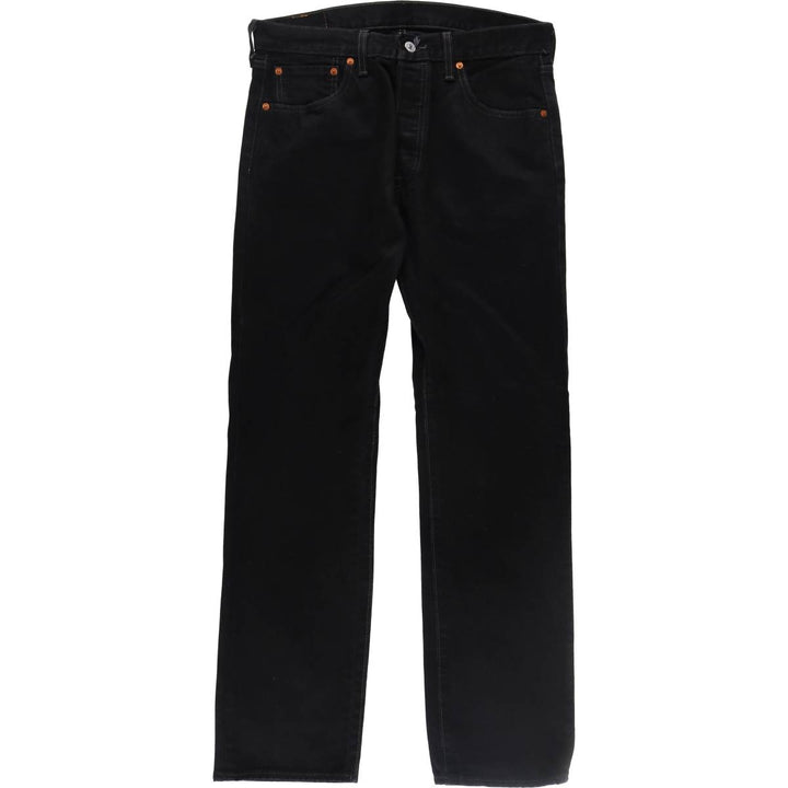 Levi's 00501-0660 Black Denim Straight Denim Pants Men's W34 equivalent / eaa472325