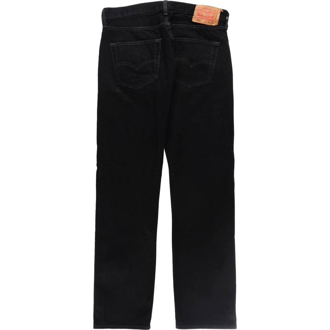 Levi's 00501-0660 Black Denim Straight Denim Pants Men's W34 equivalent / eaa472325