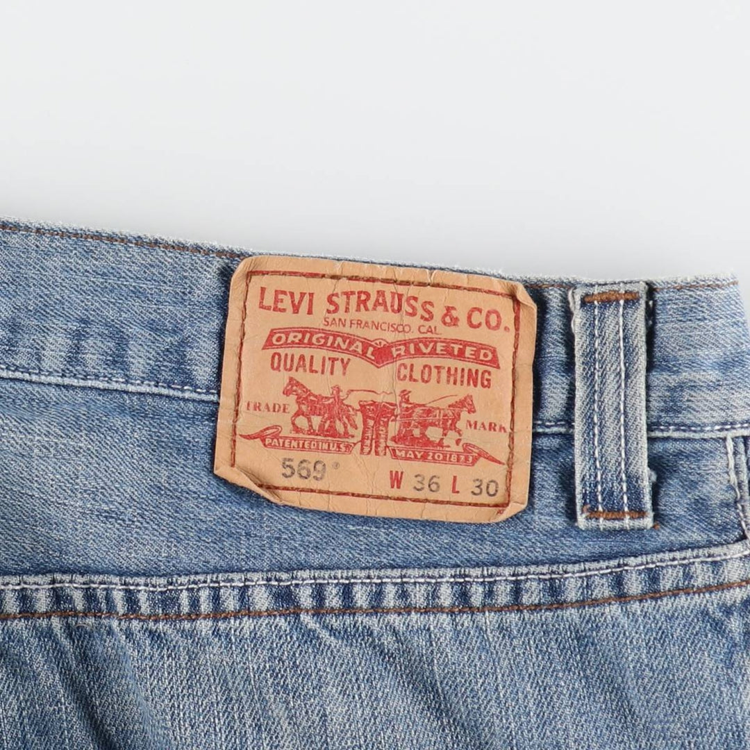 Levi's 569 LOOSE STRAIGHT DROIT AMPLE straight denim pants for men, size W38 / eaa472336