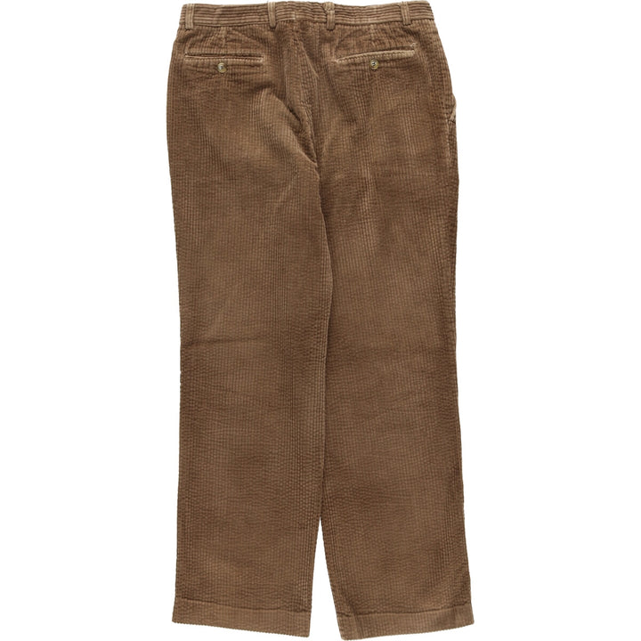 Two-pleat wide rib corduroy pants for men, equivalent to W33 / eaa472353