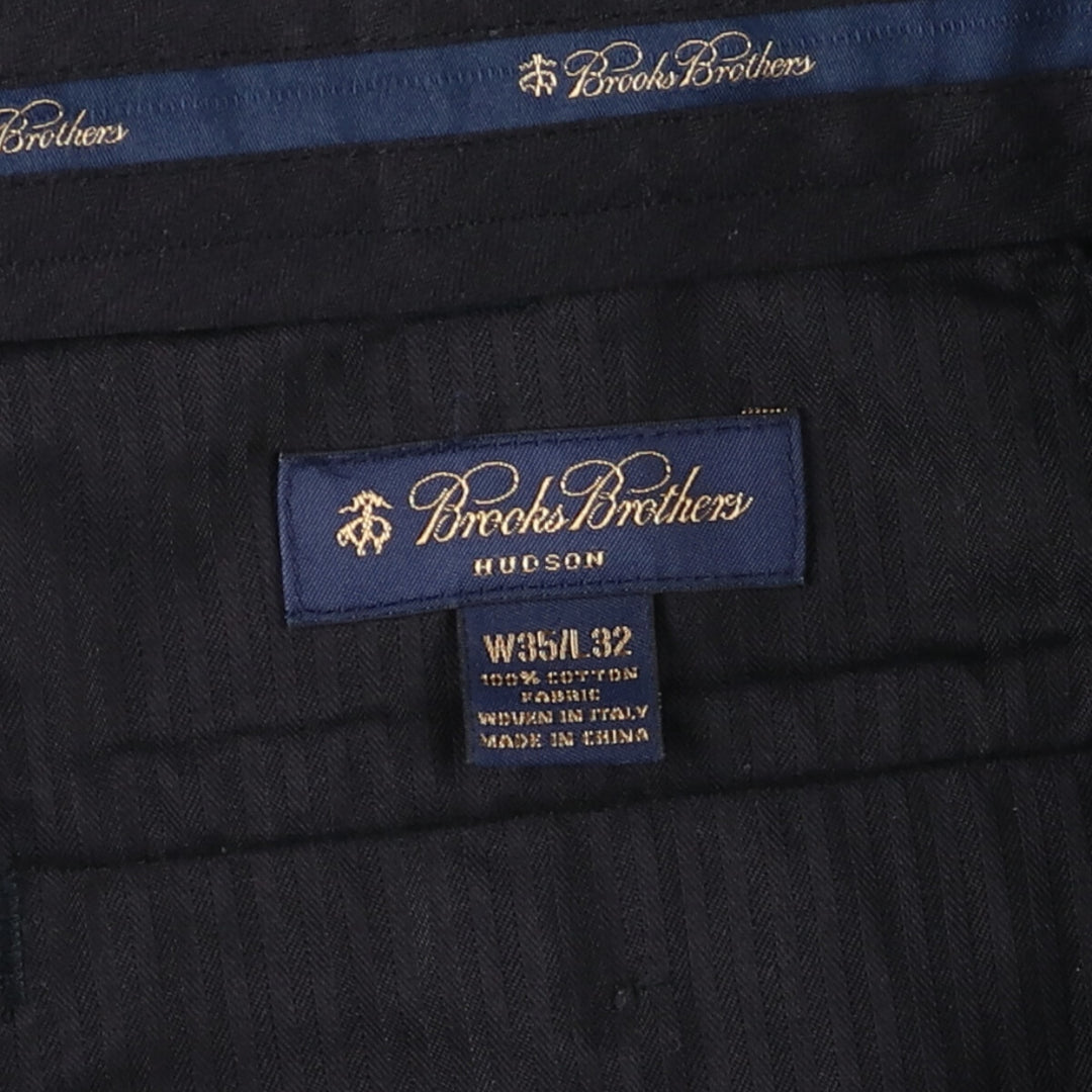 Brooks Brothers HUDSON Cotton Slacks Pants for Men, Size W34 / eaa472367