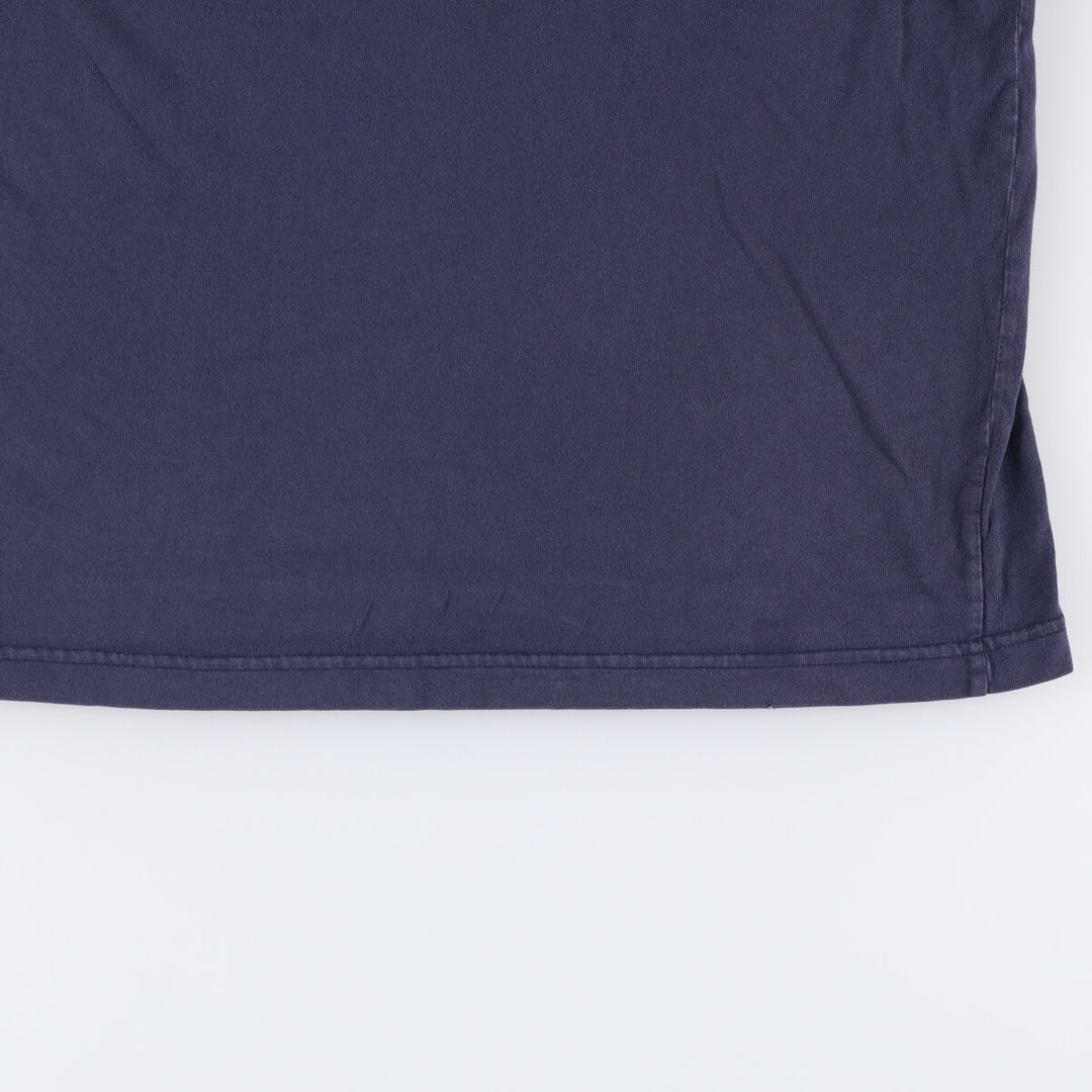 PUMA logo T-shirt, men's size L cotton navy blue type Vintage Second Hand