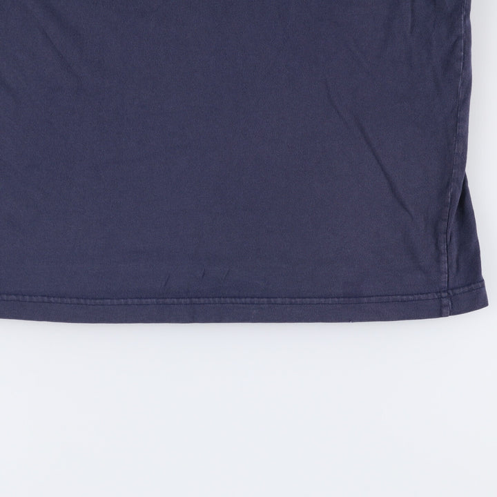 PUMA logo T-shirt, men's size L cotton navy blue type Vintage Second Hand