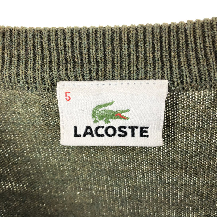 LACOSTE Acrylic x Wool Knit Sweater Size 5 Men's L /eaa472476