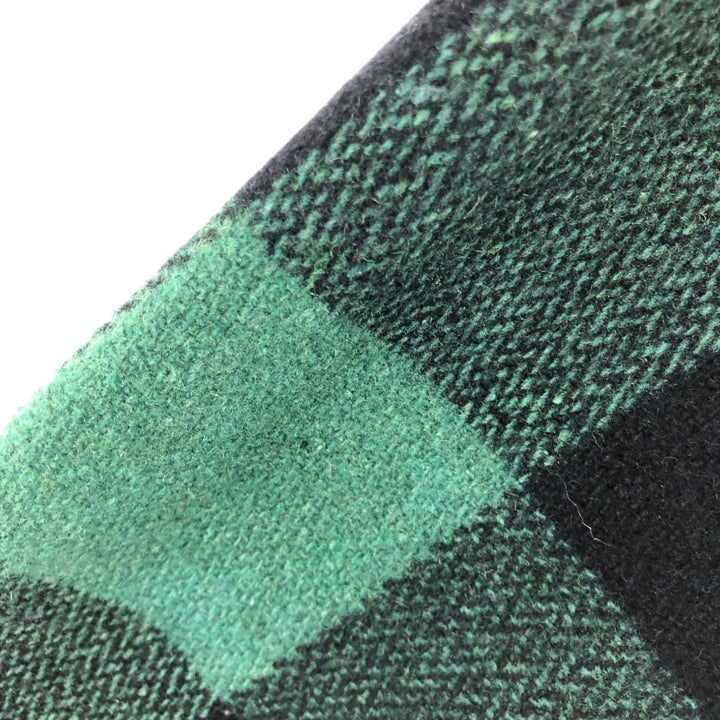 ~70'S BRENT Buffalo Check Wool Box Shirt, Men's M, Vintage /eaa472484