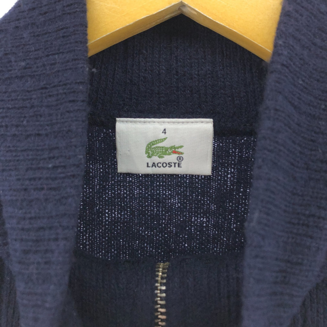 Lacoste LACOSTE High Neck Driver's Knit Sweater 4 Men's M Size / eaa472515