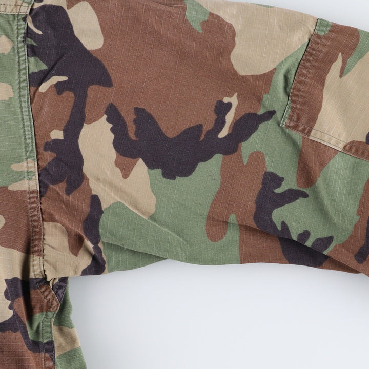 90'S US Military Camouflage Pattern Woodland Camo BDU Military Jacket Made in USA MEDIUM-REGULAR Men's M equivalent /eaa472548