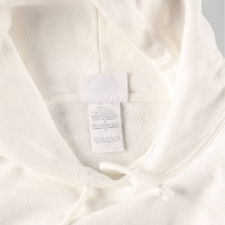 Champion REVERSE WEAVE Reverse Weave Sweat Pullover Hoodie Men's L size cotton white type Vintage Second Hand