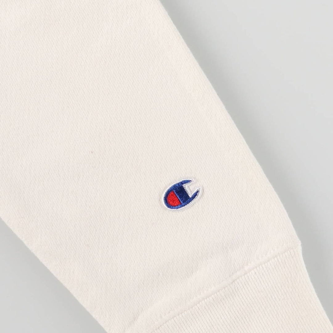 Champion REVERSE WEAVE Reverse Weave Sweat Pullover Hoodie Men's L size cotton white type Vintage Second Hand
