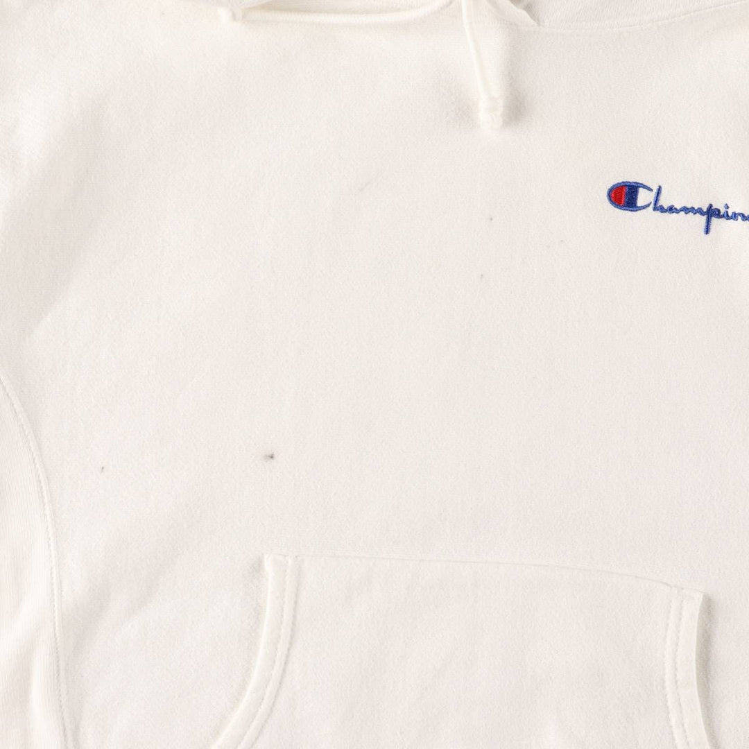 Champion REVERSE WEAVE Reverse Weave Sweat Pullover Hoodie Men's L size cotton white type Vintage Second Hand