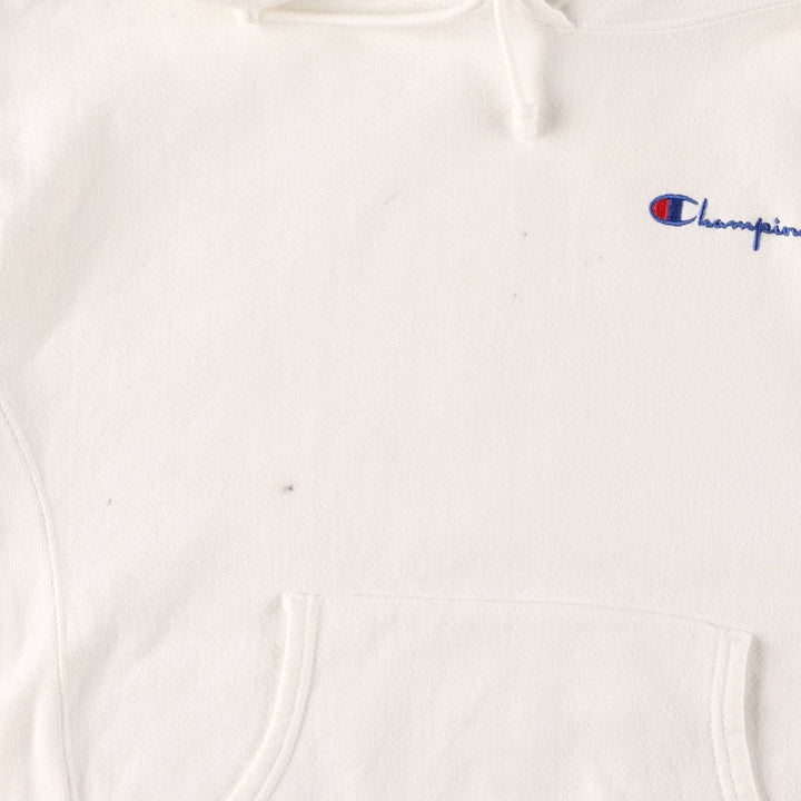 Champion REVERSE WEAVE Reverse Weave Sweat Pullover Hoodie Men's L size cotton white type Vintage Second Hand