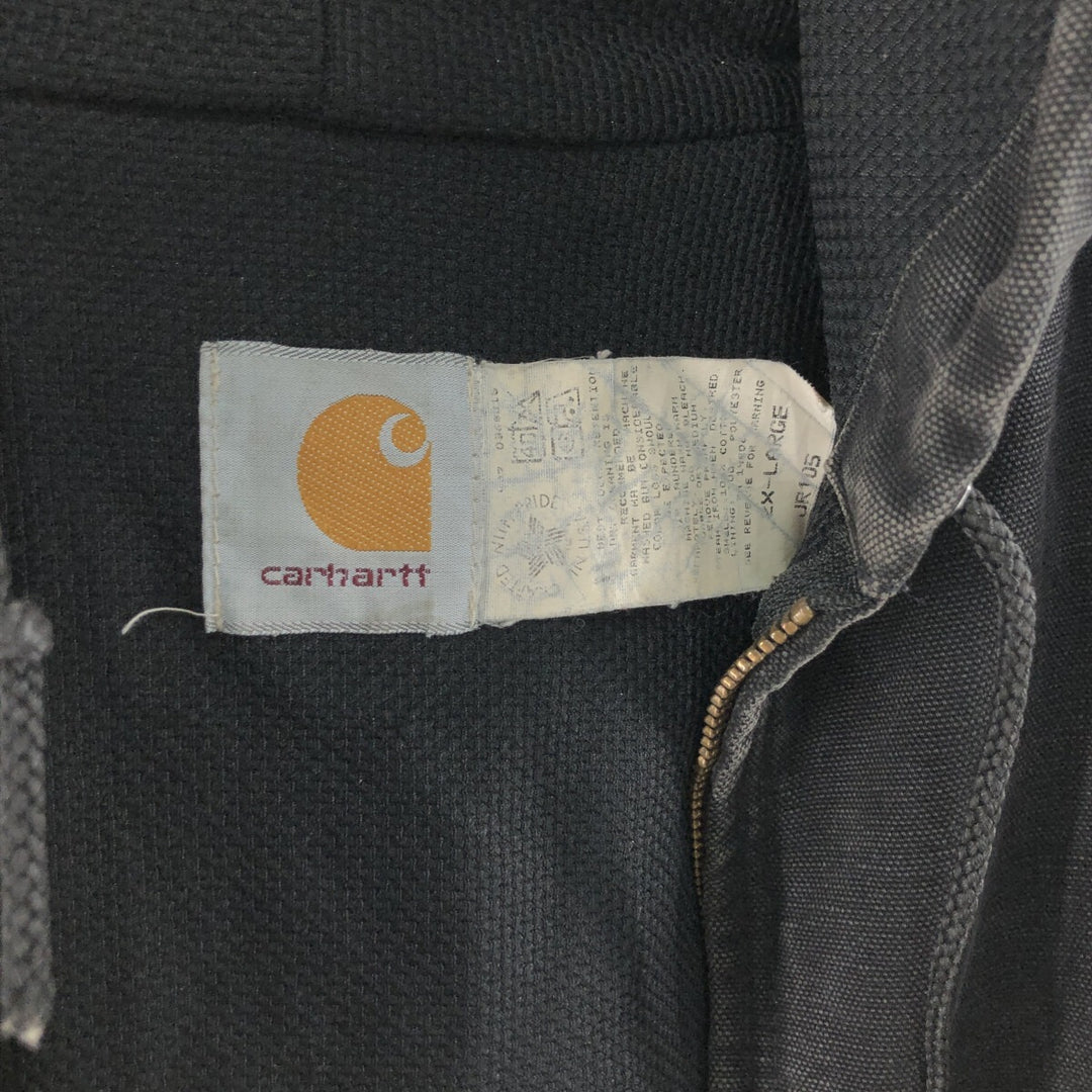 90'S Carhartt Active Jacket Duck Full Zip Parka Made in USA Men's XXL Vintage /eaa472591