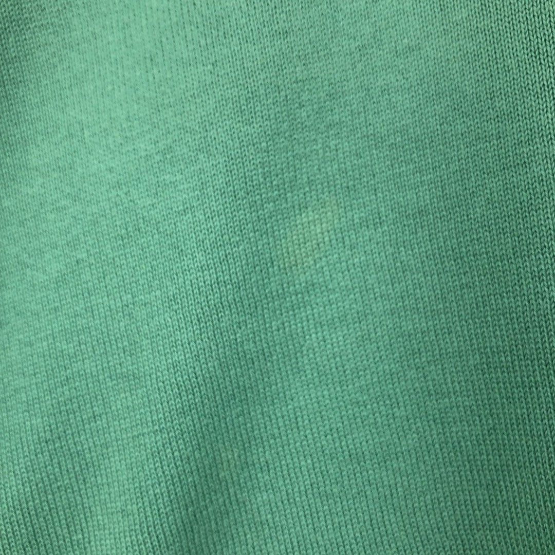 Lacoste V-neck cotton knit sweater, men's size XXXL cotton green type Vintage Second Hand