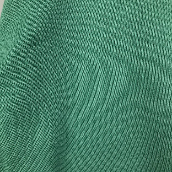 Lacoste V-neck cotton knit sweater, men's size XXXL cotton green type Vintage Second Hand