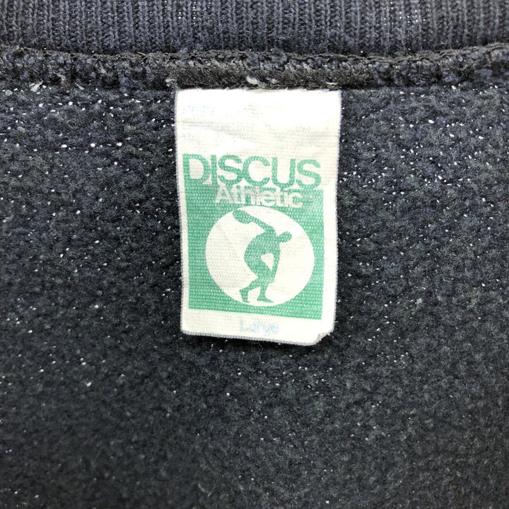 80'S DISCUS printed sweatshirt, men's size L, vintage /eaa472730