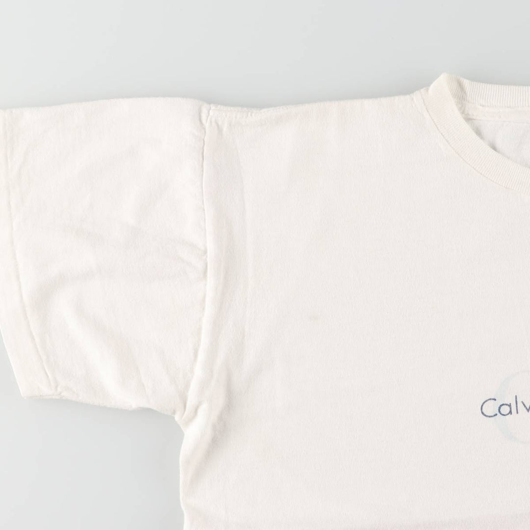90s~00'S Calvin Klein short sleeve logo T-shirt made in USA men's size L vintage /eaa472767