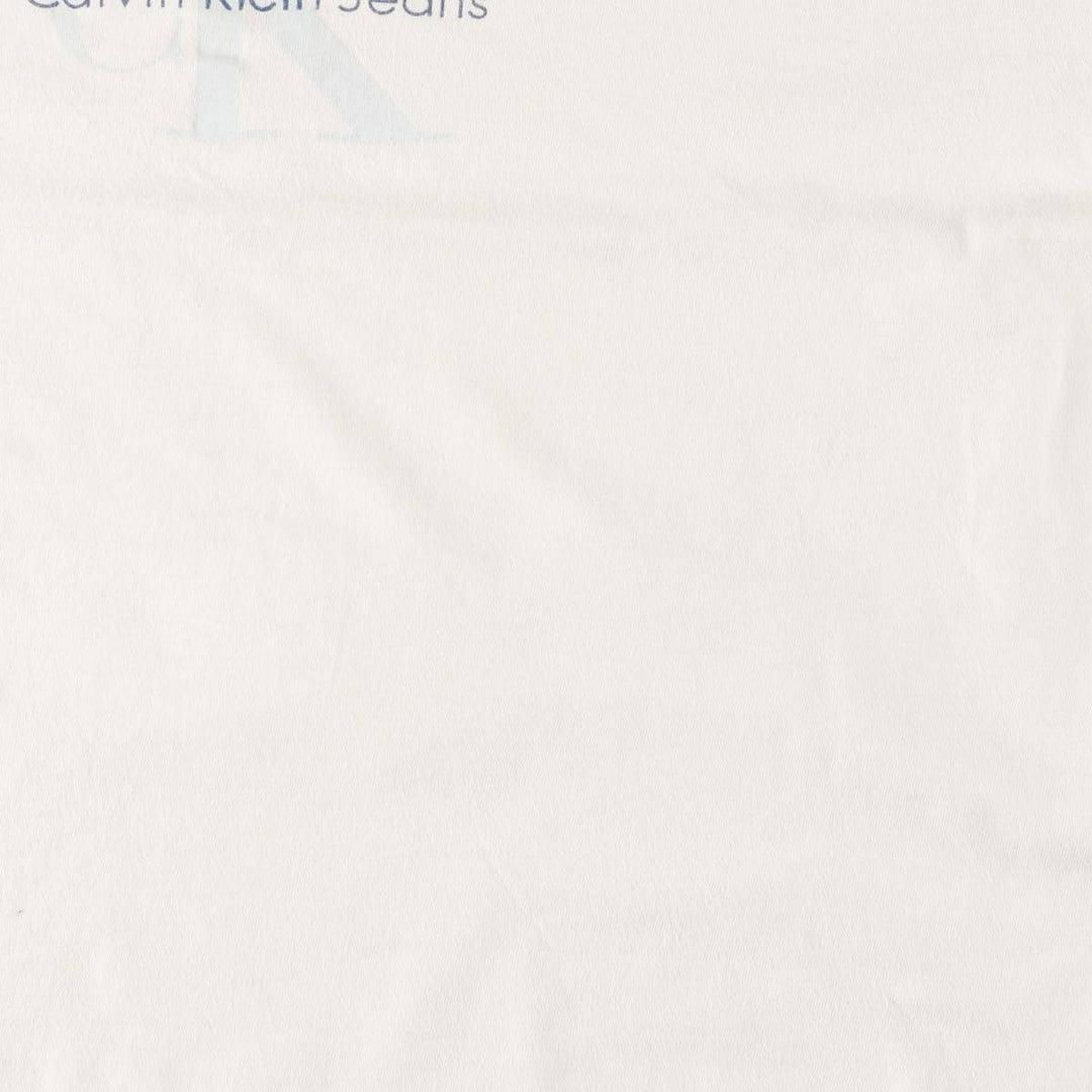 90s~00'S Calvin Klein short sleeve logo T-shirt made in USA men's size L vintage /eaa472767