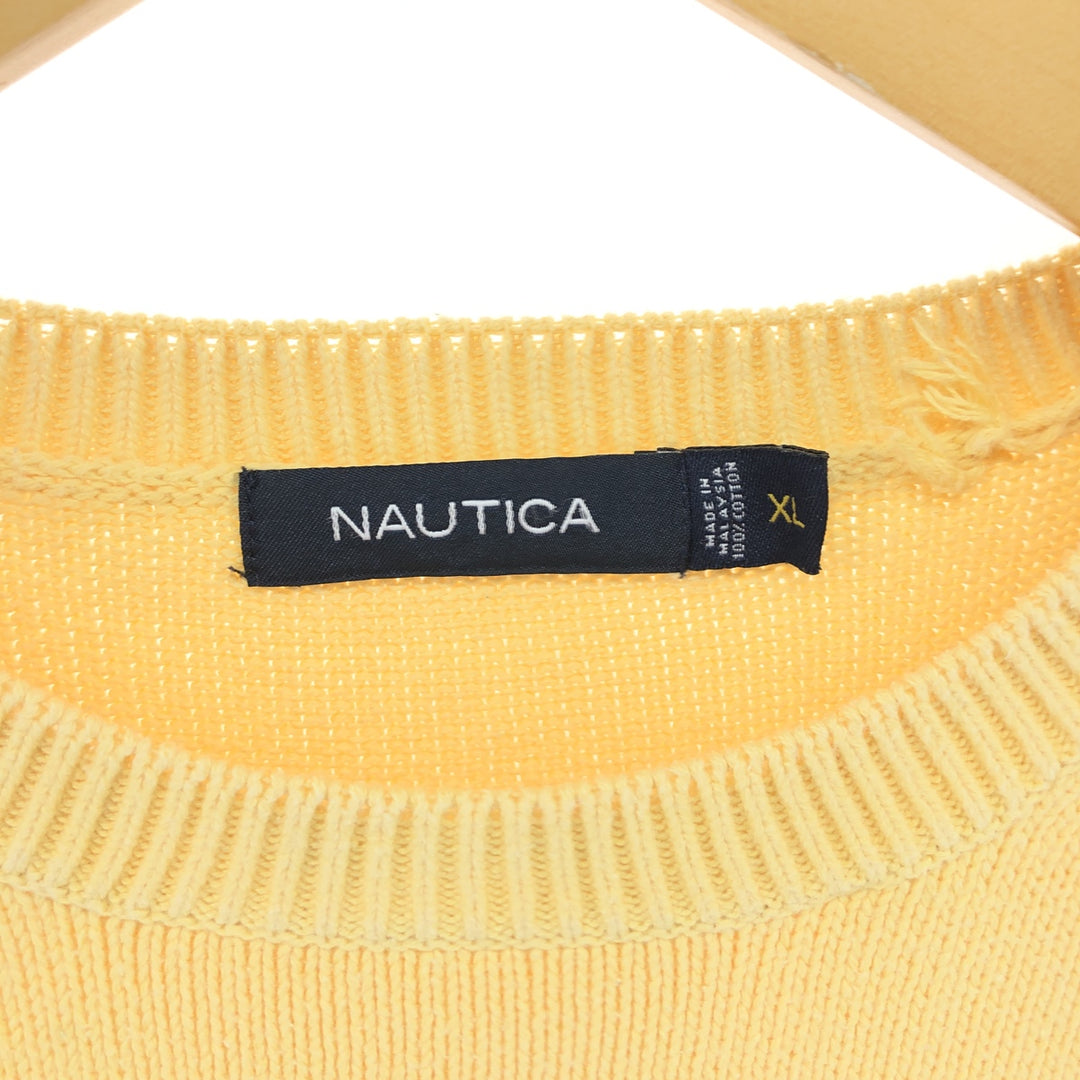 00s~ NAUTICA Cotton Knit Sweater Men's XL Size /eaa472825