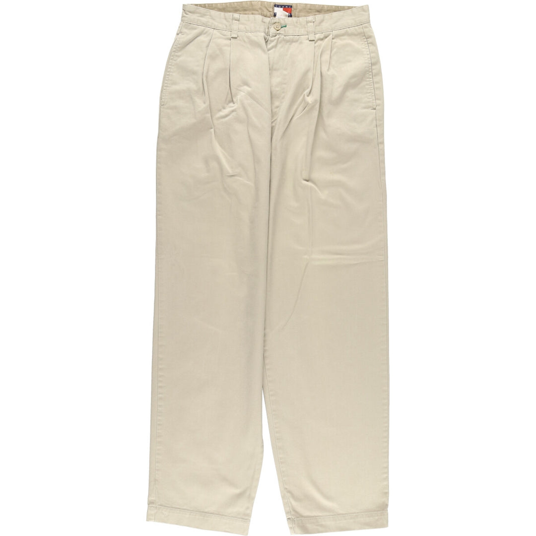 90'S Tommy Hilfiger Two-pleat Chino Pants for Men, W32 equivalent, Vintage / eaa473080