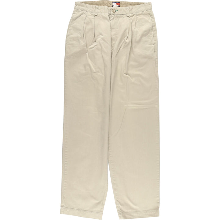 90'S Tommy Hilfiger Two-pleat Chino Pants for Men, W32 equivalent, Vintage / eaa473080