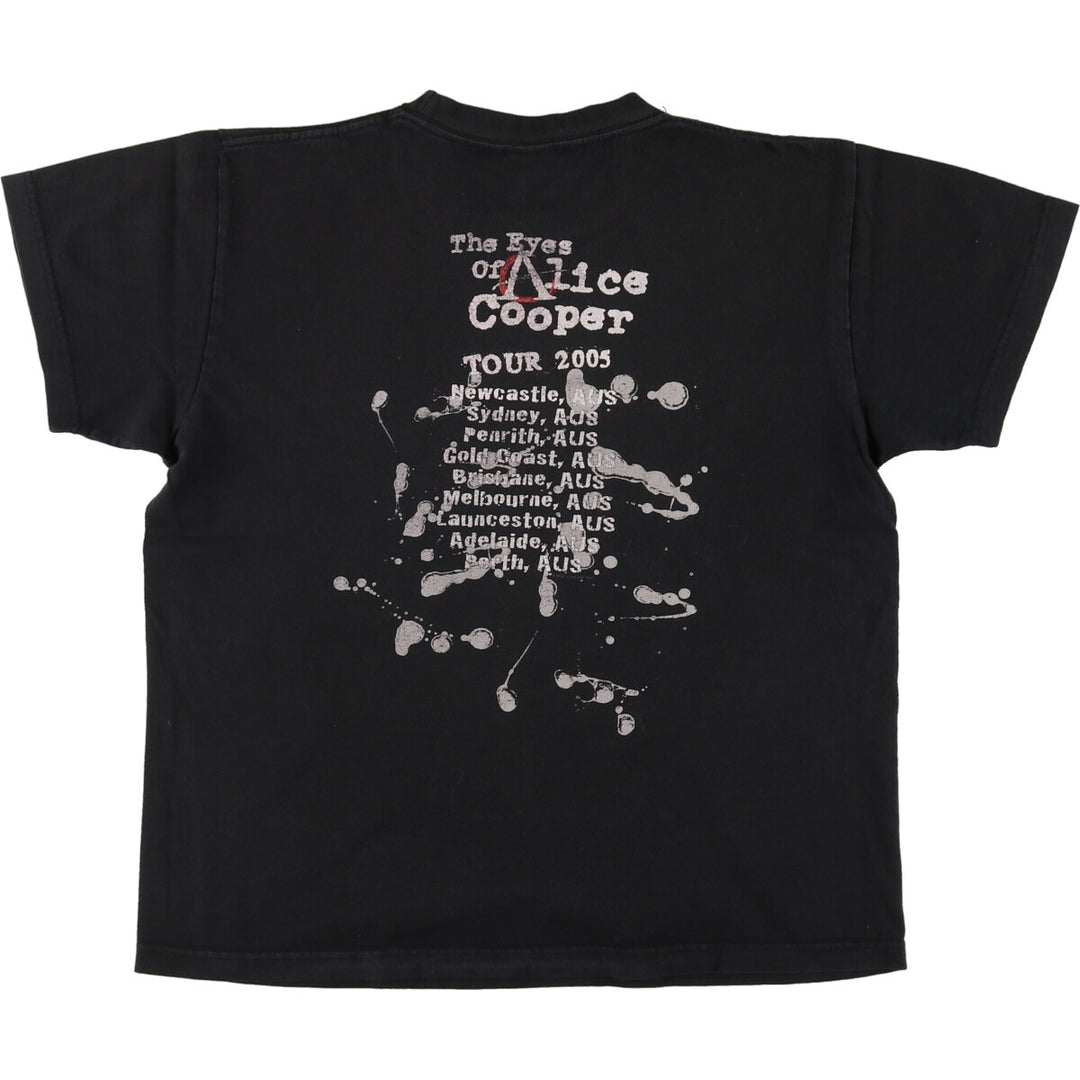 00'S ALICE COOPER band T-shirt, band T, men's M size, vintage / eaa473118