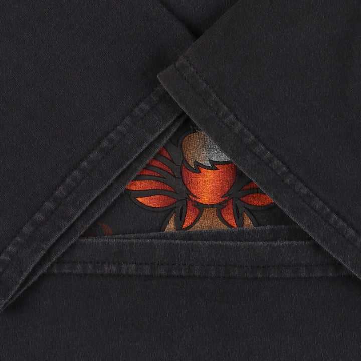 00'S Harley-Davidson Hanes Eagle Pattern Motorcycle Bike T-shirt Made in USA Men's M size /eaa473153