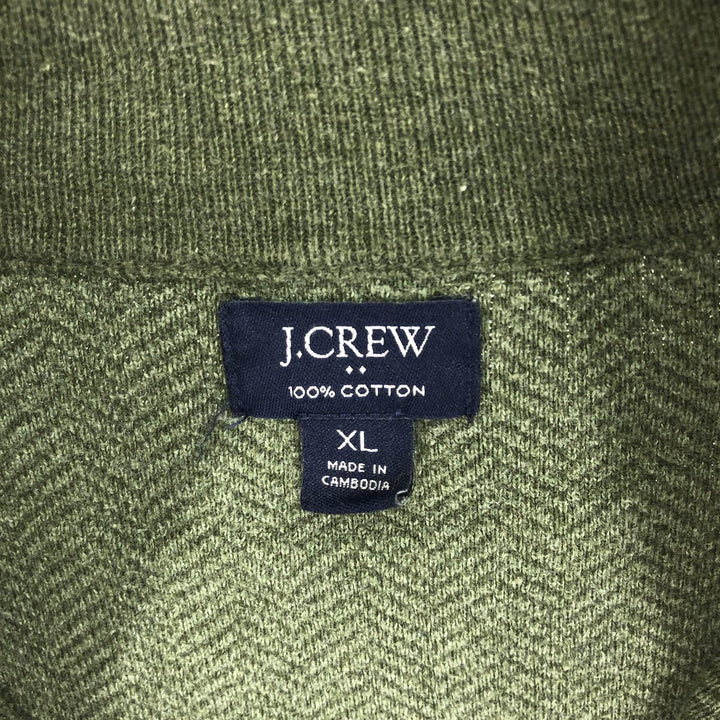 J.Crew Cotton Knit Half Zip Sweater Men's XL / eaa473162