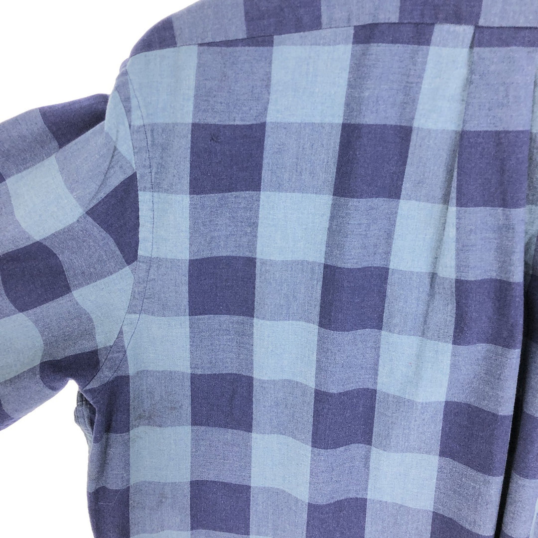 Brooks Brothers 1818 REGENT Long Sleeve Button-Down Check Shirt Men's Size L / eaa473204