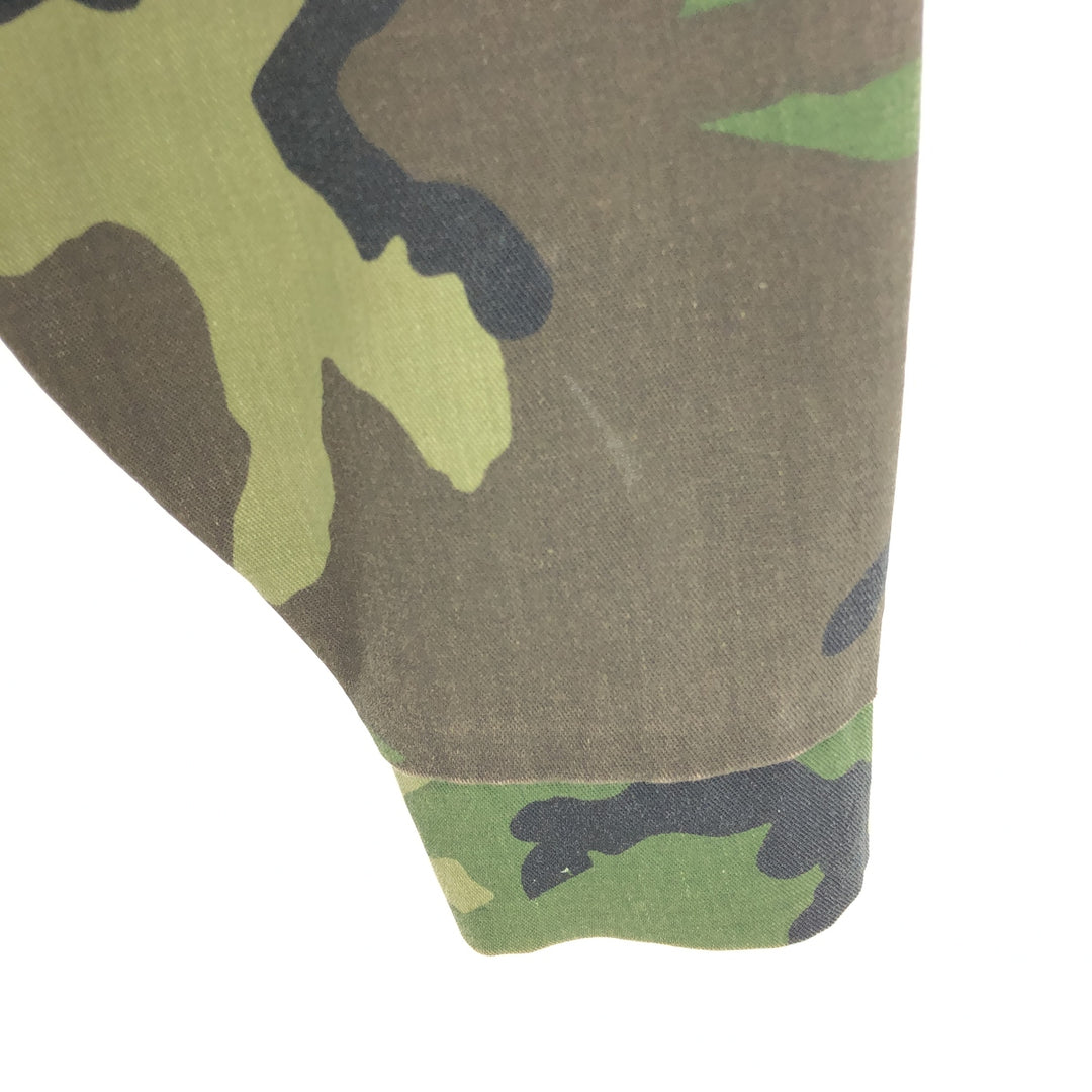 ~90'S Bass Pro Shops OUTDOORS Camouflage Pattern Long Sleeve Cotton x Poly Shirt Made in USA Men's L Size Vintage /eaa473209