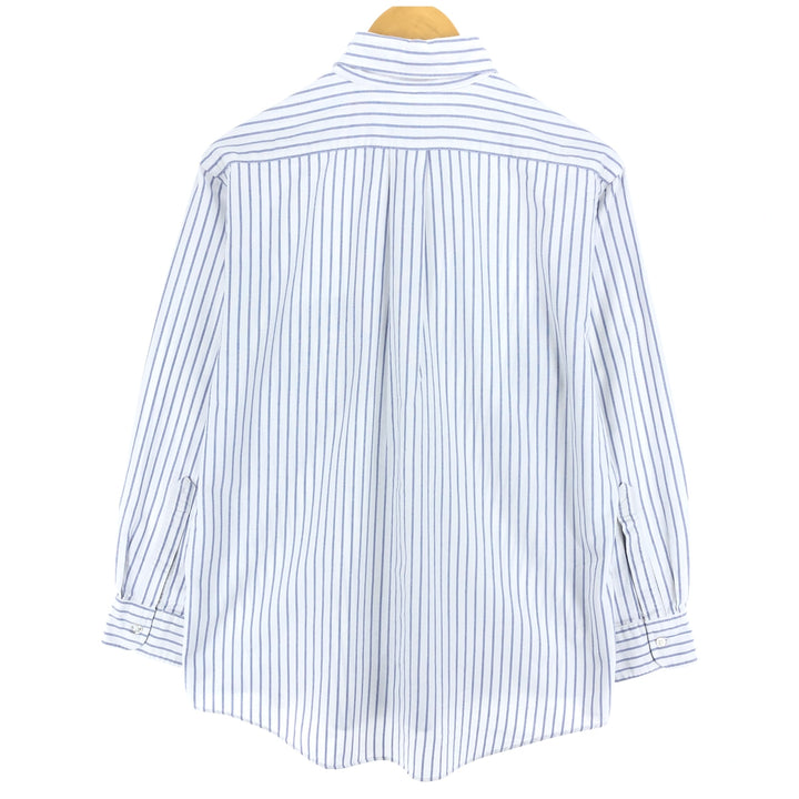 ~90'S LLBean Long Sleeve Button-Down Striped Shirt Made in USA Men's Size L Vintage /eaa473212