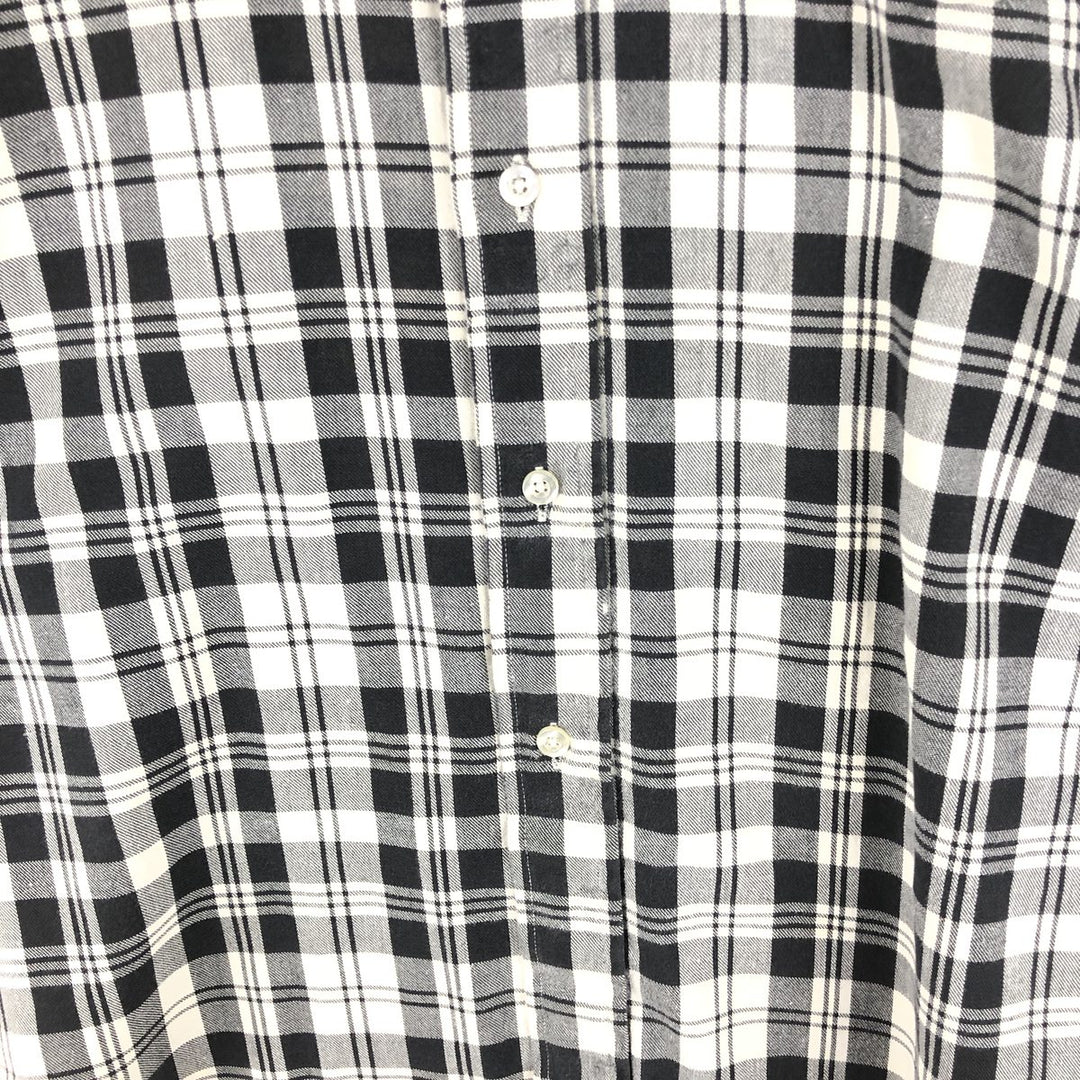 ~90'S LLBean Long Sleeve Cotton Check Shirt Made in USA Men's M Size Vintage /eaa473217