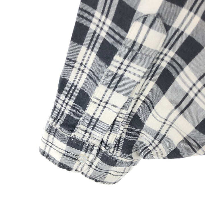 ~90'S LLBean Long Sleeve Cotton Check Shirt Made in USA Men's M Size Vintage /eaa473217