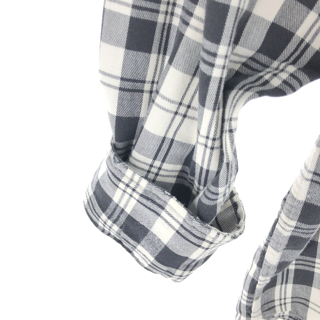 ~90'S LLBean Long Sleeve Cotton Check Shirt Made in USA Men's M Size Vintage /eaa473217