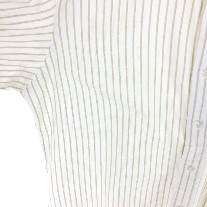 ~90'S LLBean Long Sleeve Button-Down Striped Shirt Made in USA Men's L Size Vintage /eaa473219