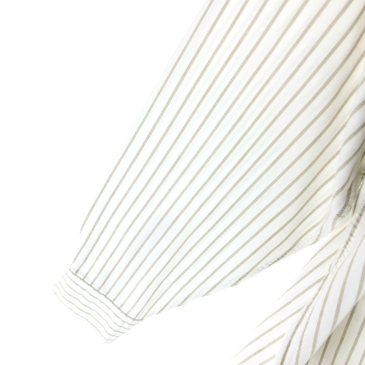 ~90'S LLBean Long Sleeve Button-Down Striped Shirt Made in USA Men's L Size Vintage /eaa473219