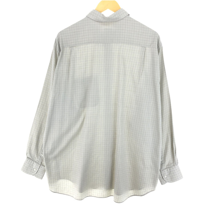 Giorgio Armani ARMANI COLLEZIONI Long Sleeve Cotton Check Shirt Made in Italy Men's L /eaa473220