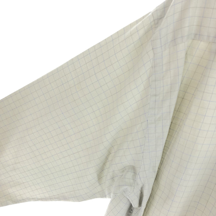 Giorgio Armani ARMANI COLLEZIONI Long Sleeve Cotton Check Shirt Made in Italy Men's L /eaa473220