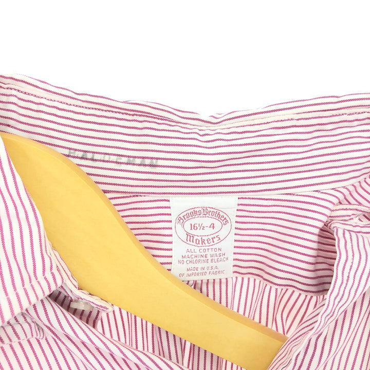 ~70'S Brooks Brothers Long Sleeve Button Down Striped Shirt Made in USA Men's L Size Vintage /eaa473226