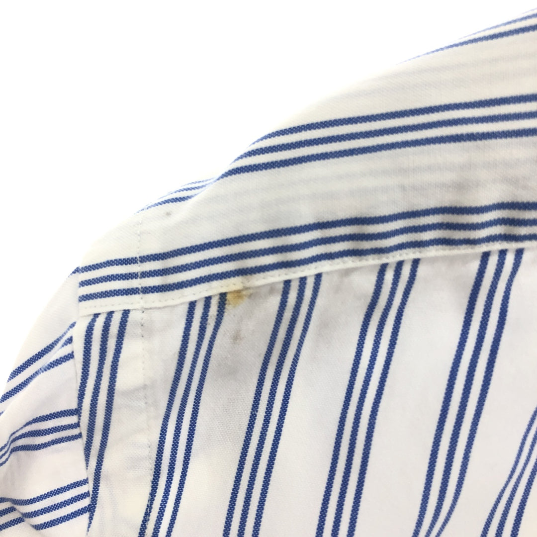 Ralph Lauren YARMOUTH Long Sleeve Button Down Striped Shirt Men's L Size / eaa473230