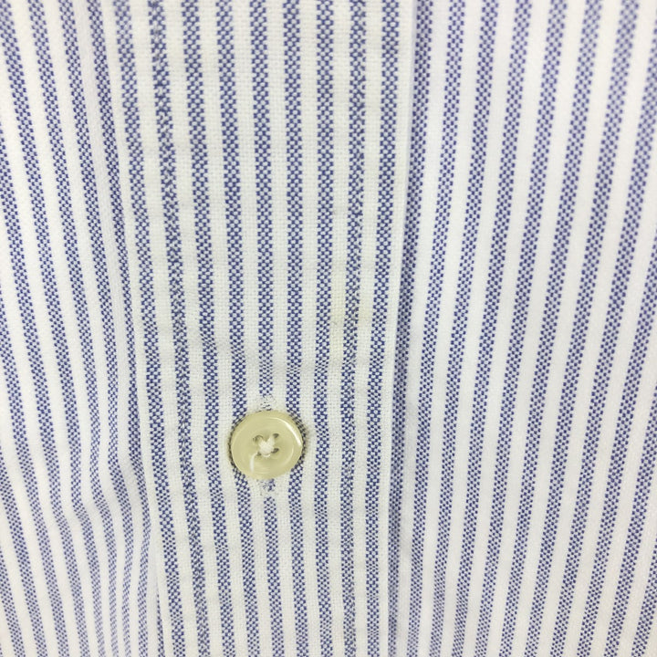 Ralph Lauren YARMOUTH Long Sleeve Button Down Striped Shirt Men's L Size / eaa473232