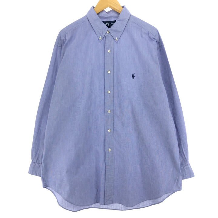 Ralph Lauren YARMOUTH Long Sleeve Button Down Striped Shirt Men's XL /eaa473233